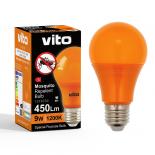 LED крушка против комари E27 9W 450Lm 1200K