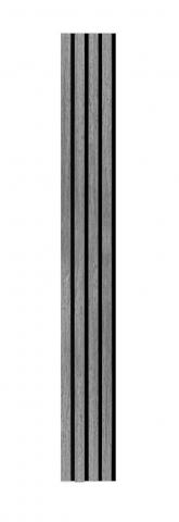 Акустичен MDF панел 3D FIDELIO, сребърен дъб - PVC панели