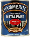 Боя за метал Hammerite 0.75л, червен гланц