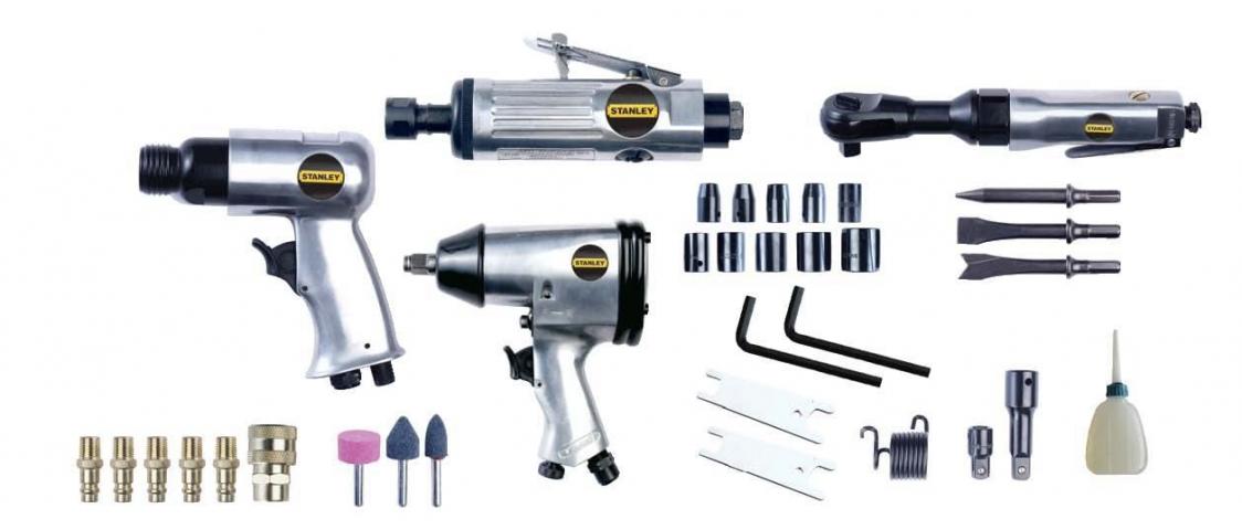 Комплект 4 машини Stanley, снимка 2 - Пневматични инструменти