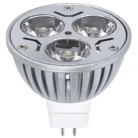 LED крушка  3x1W студена светлина - Лед крушки gu5.3