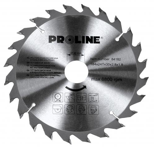 Циркулярен диск за дърво 210х30/20/16 мм 60T Proline - Циркулярни дискове
