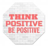 Картина с рамка ''Think positive''