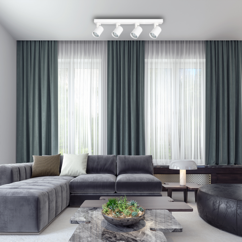 Спот четворка Volf  GU10 бял, снимка 3 - Спотове