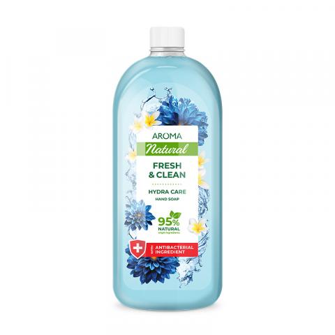 Течен сапун Аroma Natural Fresh&Clean пълнител 900 мл. - Други препарати