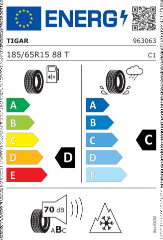 Зимна гума 185/65 R15 TIGAR, снимка 2 - Зимни гуми