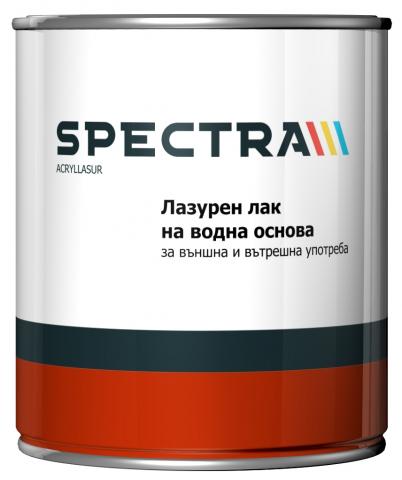 Лазурен лак Spectra Acryllasur 650 мл дърво - Бои за метал