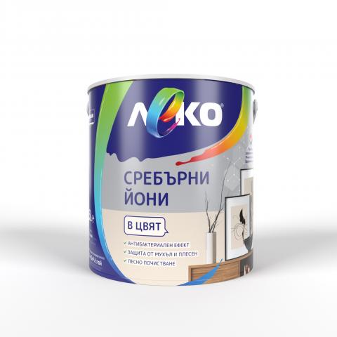 ЛЕКО Сребърни йони Капучино 2.5л - Цветни бои