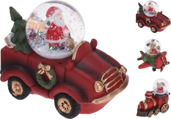 Преспепие върху превозно средство 10 см - Коледни фигури