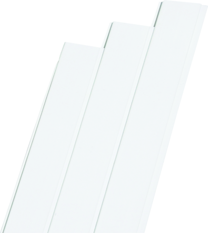 PVC облицовки - Бяло 12.5х300х1см - PVC сайдинг