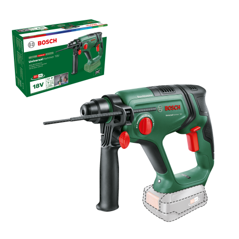 Акумулаторен перфоратор BOSCH UNIVERSALHAMMER 18V СОЛО, снимка 2 - Акумулаторни перфоратори