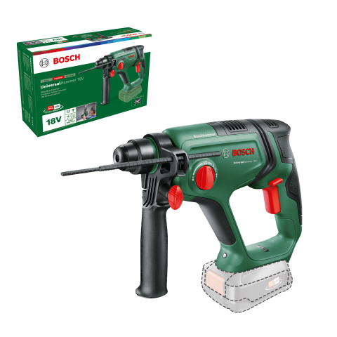 Акумулаторен перфоратор BOSCH UNIVERSALHAMMER 18V Solo, снимка 2 - Акумулаторни перфоратори