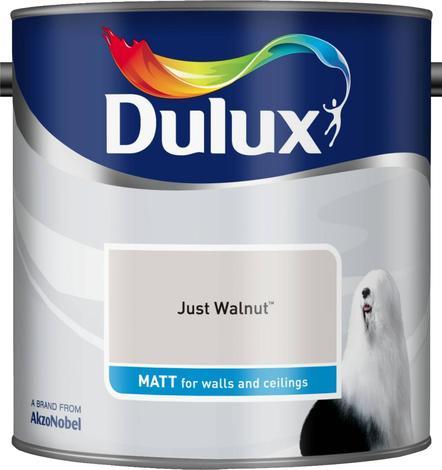 Интериорна боя DuluxMat 2.5 л, орех - Цветни бои