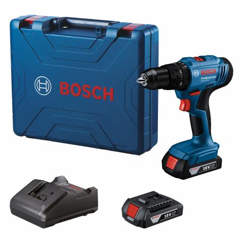Акумулаторен ударен винтоверт Bosch Blue GSB 183 c 2x2Ah - Акумулаторни винтоверти