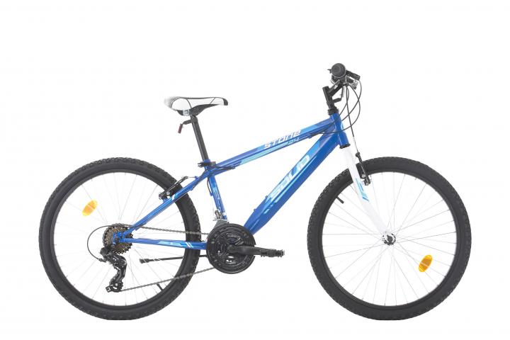 Велосипед STONE 24" Solid синьо - Велосипеди