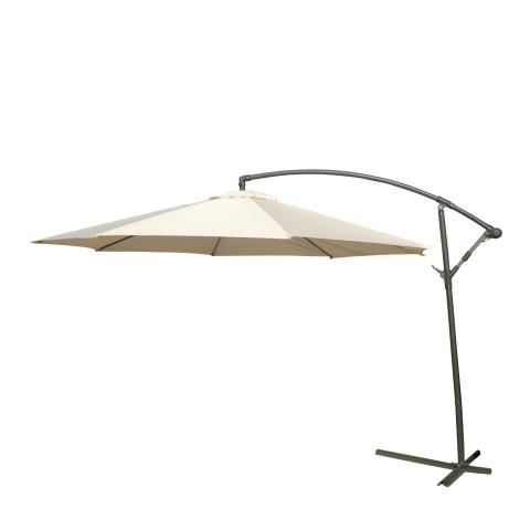 Градински чадър, кремав, Ф 300 см - Камбана чадъри