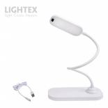 LED работна лампа SIGMA DC 5V 3W 3000K-6500K 200lm 1200mah Li-ion управление с жест IP20 бяла