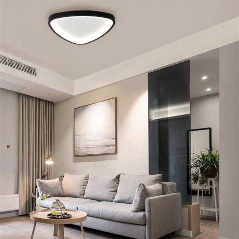 LED плафон Andromeda 230 V черен, снимка 6 - Плафони