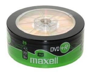 DVD+R4.7Gb 25Shrink Maxell - Аксесоари за компютри и периферия