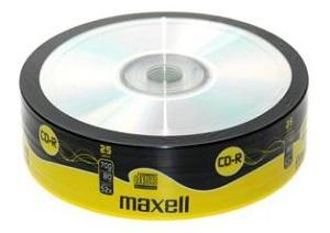 CDR80 25 pk Shrink 700 MB Maxell - Аксесоари за компютри и периферия