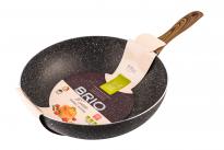 Тиган WOK Brio Mocca - Marble Edition 28 см