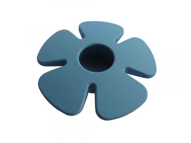 Дръжка мебелна цвете синя - Пластмасови дръжки