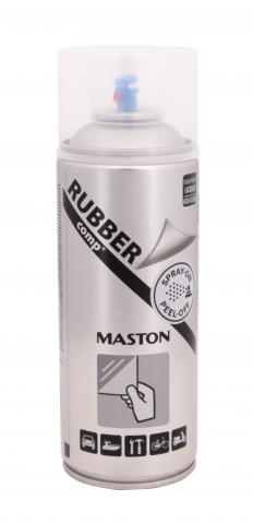 Гумен спрей боя Maston 0.4л, прозрачен гланц - Спрей бои универсални