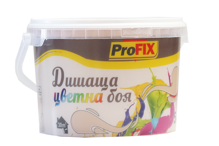 Цветна боя Profix 5кг, капучино - Интериорни бои
