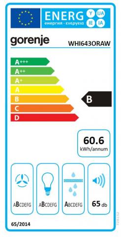 Аспиратор Gorenje WHI643ORAW, снимка 2 - Бяла техника