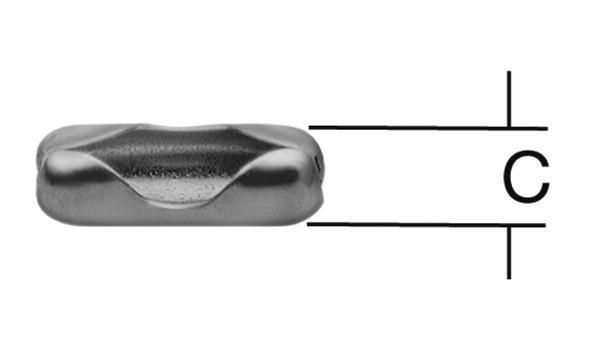 Закопчалка съчмяна верига 4.5 мм - Такелаж