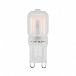 LED крушка 2.5W G9 топла пластик 180lm