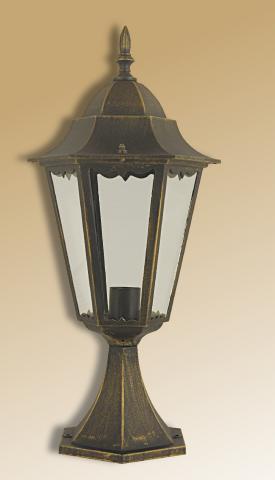 Градинска лампа Опатия 50 см 100 W Е27 IP44 жълта патина, снимка 2 - Градински лампи