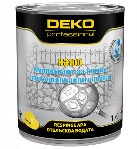 Импрегнант за камък DEKO H3100 4 л - Бои и лакове за камък
