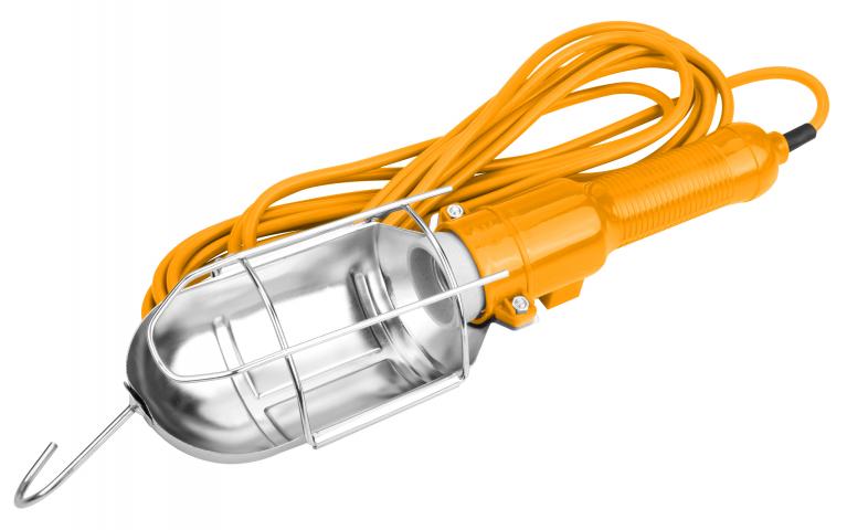 Преносима работна лампа Е27, с кабел 10 м - Фенери за къмпинг и свободно време