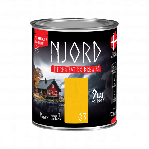 NJORD боя 0.75л цвят 03 - Импрегнатори за дърво