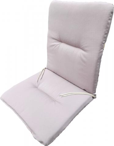 Градинска възглавница 90х44х6 см бежово - Текстилен