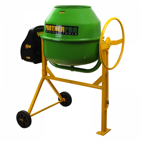 Бетонобъркачка PARTNER PRO BPO-230L, 1200W 230 л, зелена - Бетонобъркачки