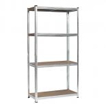 Стелаж De'Home Popular 180х90х40 см 4х175 кг поцинкован