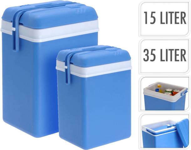 Сет 2бр хладилни кутии сини 35+15л - Механични кутии