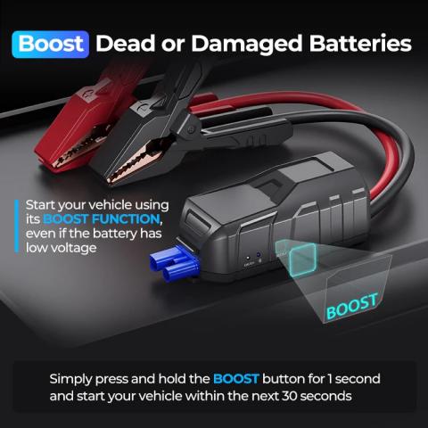 Стартерно устройство TopDon Jump Start V2200 Plus, снимка 6 - Зарядни устройства