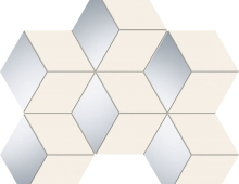 Мозайка Senza 29.8x22.1 White Hex - Мозайки