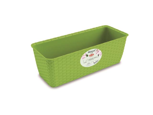 Сандъче Натурал зелен 40см - Пластмасови сандъчета