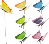 Градински стик пеперуда 67см