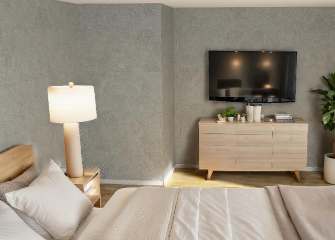 SPC Стенен Панел Concrete Light 30x60, снимка 2 - Облицовъчни плочи