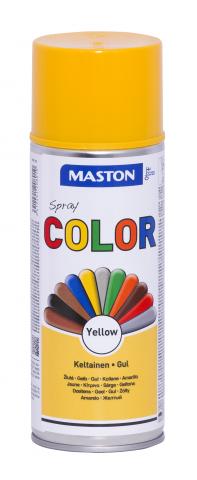 Спрей боя Maston 0.4 л жълт гланц - Спрей бои универсални