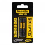 Накрайници ударни TX25 Topmaster 50 мм 2 бр