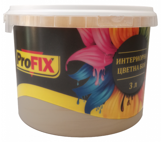 Интериорна боя Profix 3 л Капучино - Цветни бои