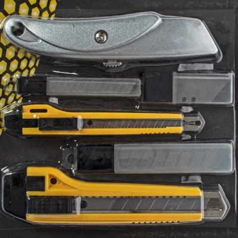 Комплект макетни
ножове 33 части, снимка 2 - Макетни ножове