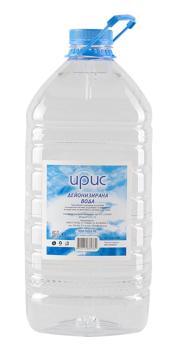 Дейонизирана вода Ирис 5л 06092733 на топ цена — Home Max | ex Baumax