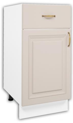 Долен шкаф с врата и чекмедже SANTORINO 40см - Модулни кухни с онлайн поръчка